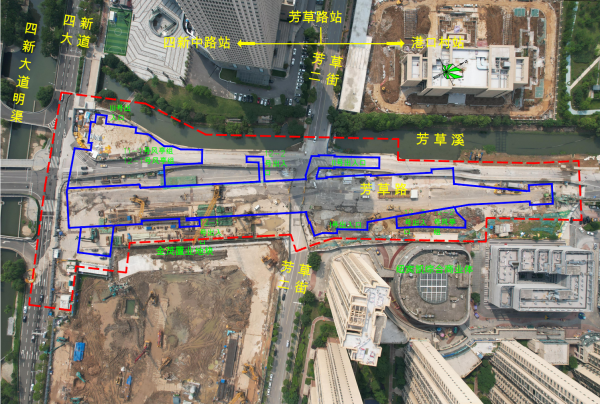 抓住每年僅兩次停電機會，12號線地鐵站建設又有新進展