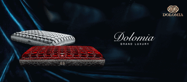 高價值名枕的代表DOLOMIA，從頭到尾精工出品，無可挑剔的藝術珍品