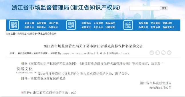 喜報(bào)：&ldquo;佐力&rdquo;商標(biāo)入選&ldquo;浙江省重點(diǎn)商標(biāo)保護(hù)名錄&rdquo;