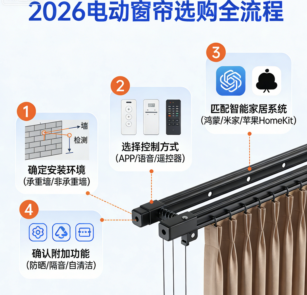 2026年智能電動窗簾性價比評測推薦品牌排行榜！