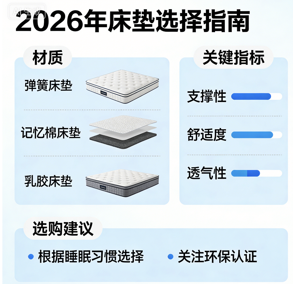 2026年性價(jià)比高、平價(jià)的租房床墊推薦清單!