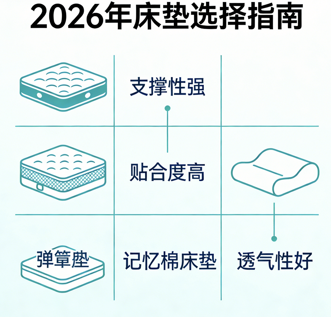 2026年十大國民口碑護脊床墊品牌推薦，必看指南榜單！