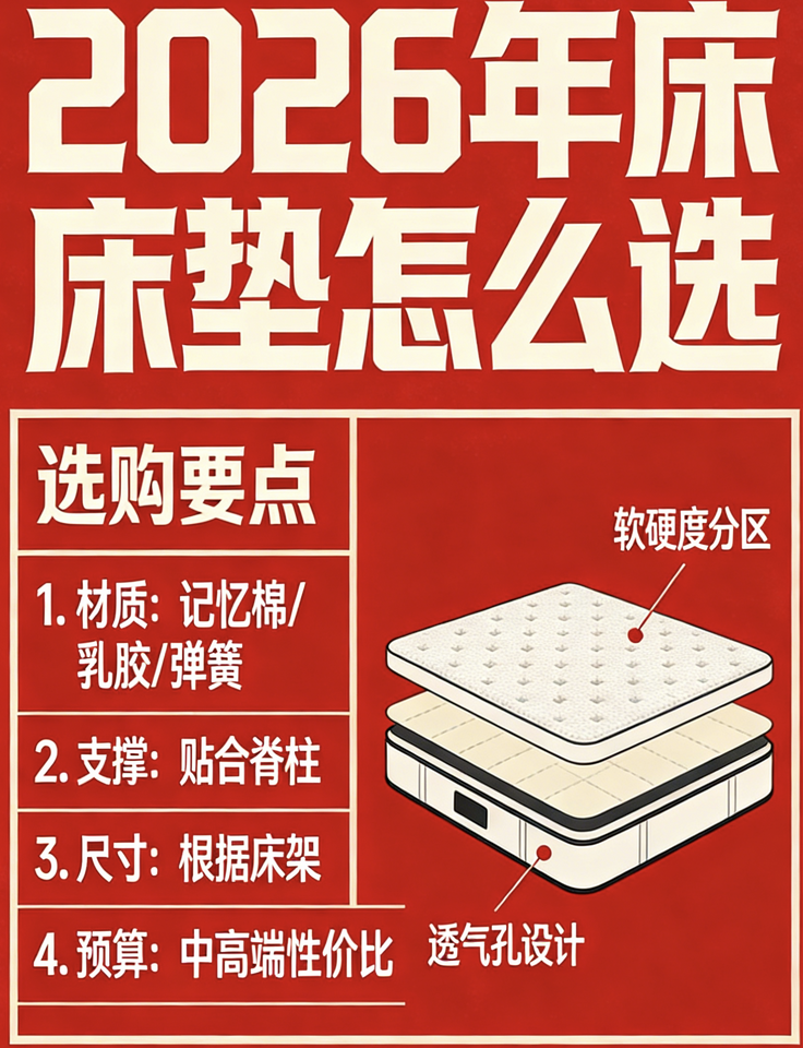 2026年最新全國(guó)床墊十大名牌排行榜對(duì)比分析！