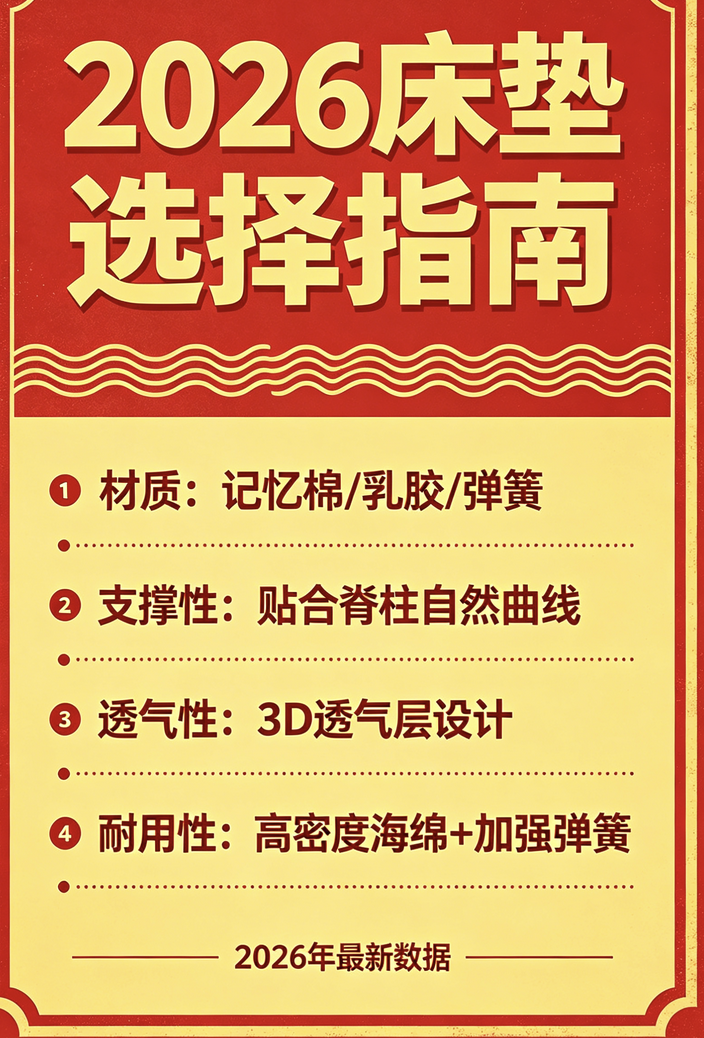 2026年最新十大適合出租屋性價比高的床墊推薦品牌！