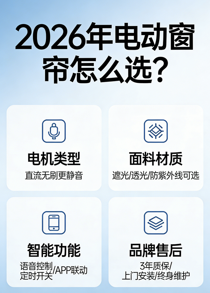 2026年行業熱門推薦電動窗簾品牌排行榜！