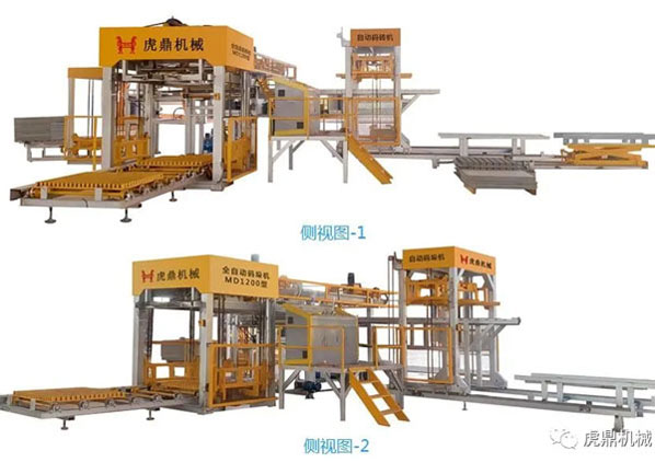 豪鉆虎鼎收磚線 自動碼磚機(jī)